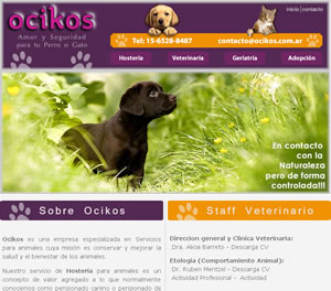 Página Web de Ocikos
