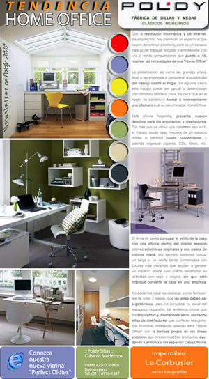 Newsletter de Poldy Sillas